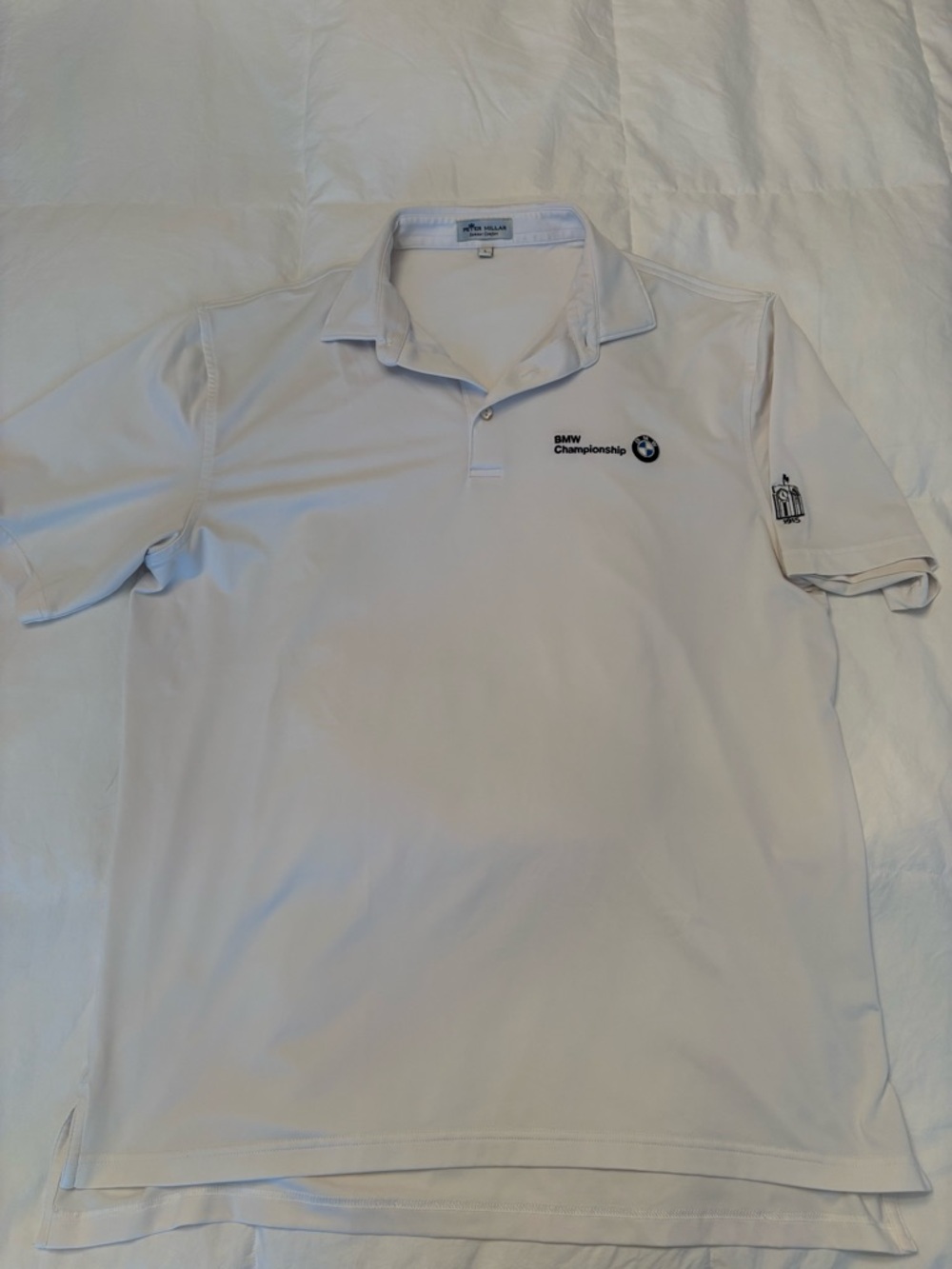Peter Millar BMW Championship Polo - White Size L